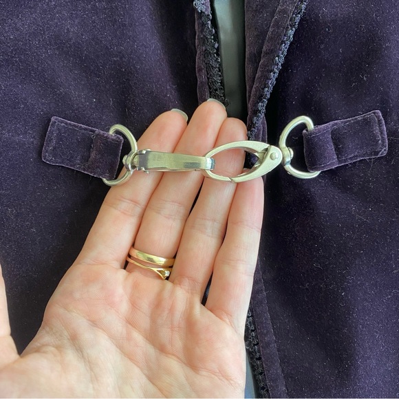 VINTAGE VELVET BLAZER DEADSTOCK - Picture 7 of 8